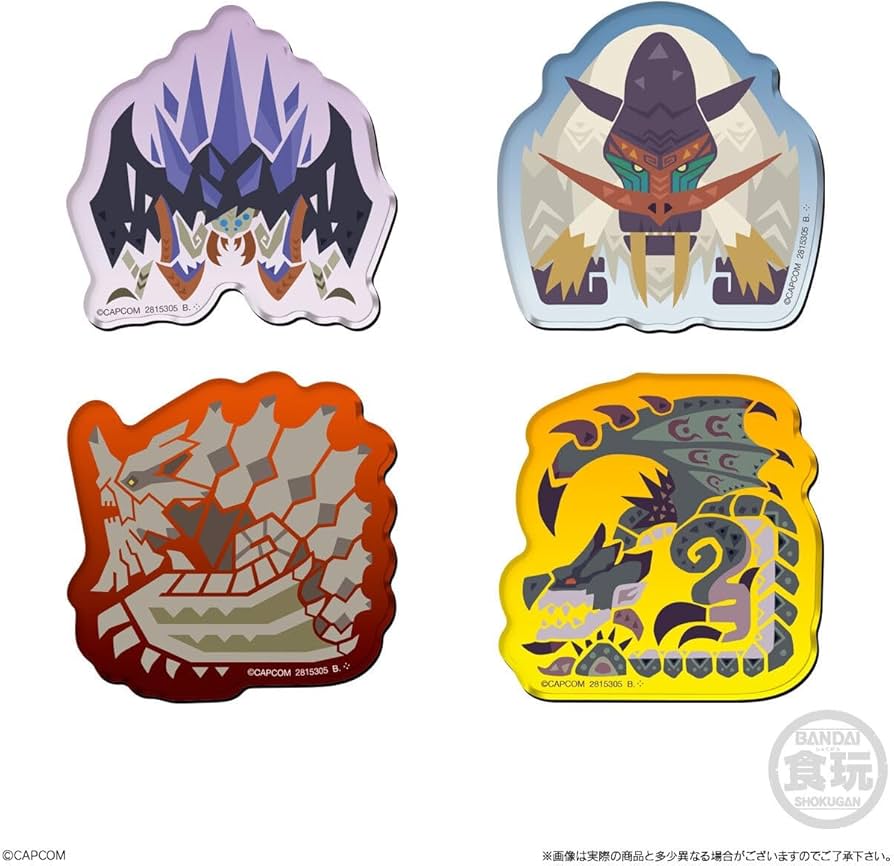 Amazon.co.jp: モンスターハンター ワイルズ キャラマグネッツ 14個