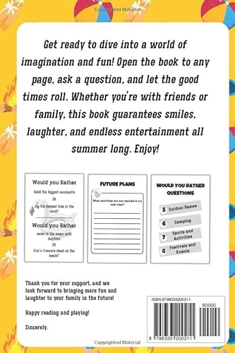 WOULD YOU RATHER SUMMER EDITION: +160 Hilarious, Silly & Challenging Questions for Kids & Teens – Th