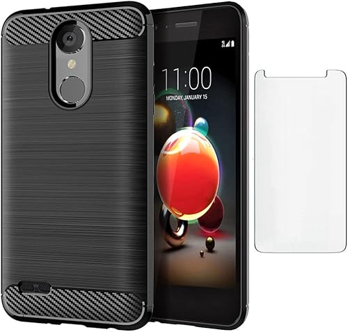 Miniatura 5 de Asuwish Funda de teléfono para LG Aristo 2 3 PlusRebel 4 LTETribute Empire DynastyZone 4K8 Plus 2018 K8S con protector de pantalla y accesorios para