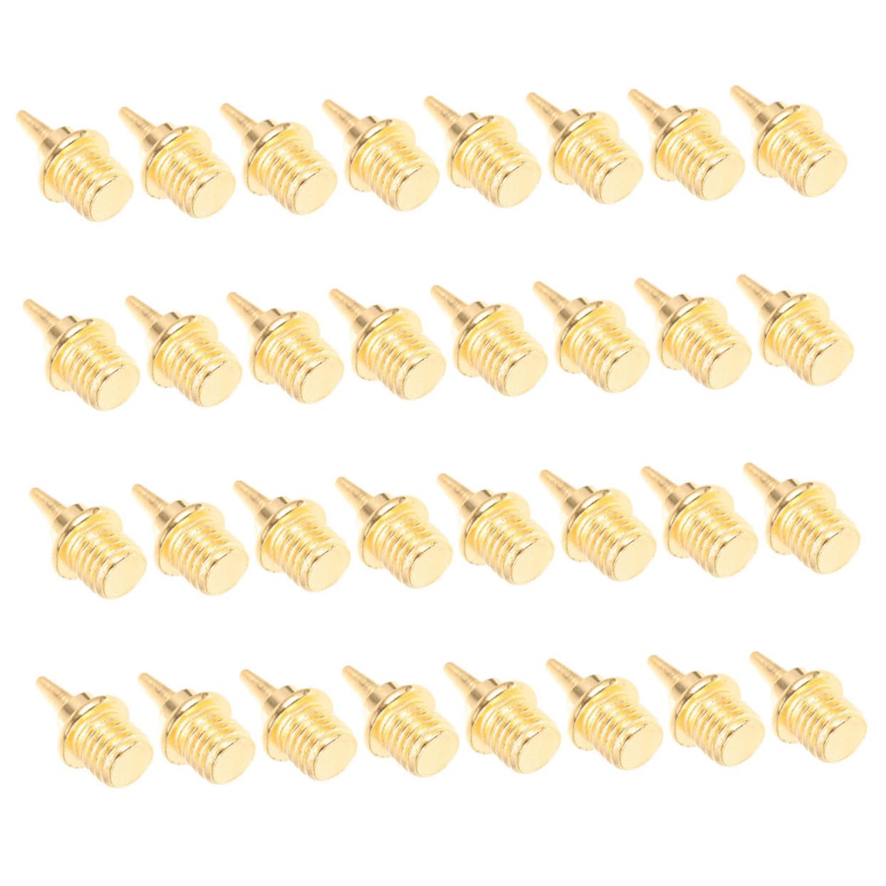 GOOHOCHY Golf Shoe Spikes 48pcs Track Spikes Replacement Aluminum Alloy Track Nails for