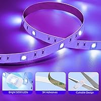 Vista 6 de Govee LED Strip Lights, 65.6ft RGB LED Light Strip with Remote Control, 20 Colors and DIY Mode Color Changing Light, Easy Installation LED Lights