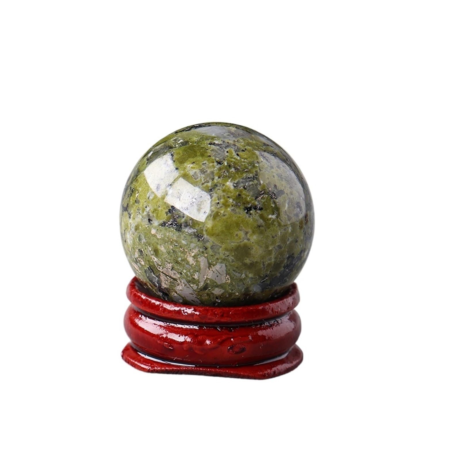 BAYNOPURIN Crystal Sphere 30MM Amethyst Rose Quartz Mineral Sphere Desktop Display Globe