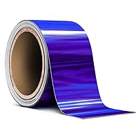 Vista 55 de VViViD - Rollo de cinta adhesiva de vinilo cromado plateado brillante con liberación de aire (1 pulgada x 25 pies)