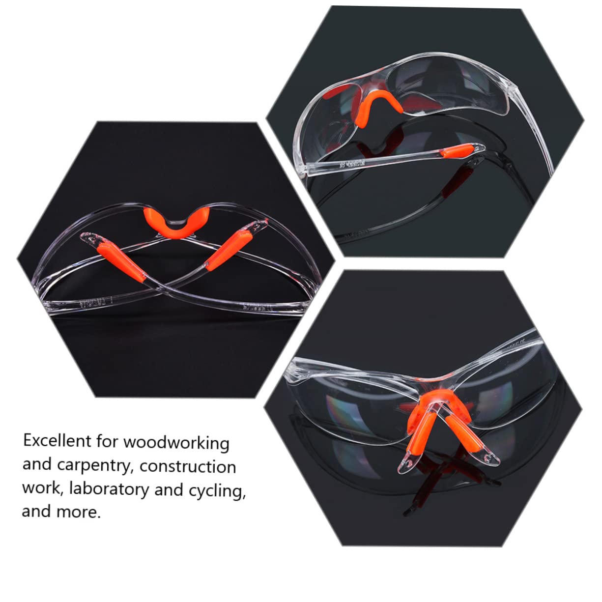 Anneome 12piezas Gafas De Protección Antivaho Para De Gafas De Seguridad Diseño Chic Para Hombres y Mujeres Para Construcción Carpintería y