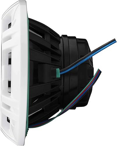 Miniatura 7 de Kicker 48KMXL69 6x9 4-Ohm RGB LED KMXL Altavoces coaxiales marinos cargados con bocina, par