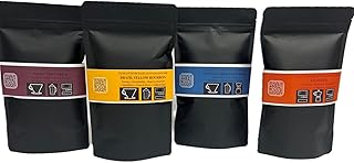 Premium Kaffee Geschenkset 4x150g ohne Geschenkkarton - Single Origin Spezialitätenkaffee Probierset aus Berlin - Geschenk für Männer und Frauen (1, Ohne Premium Karton)