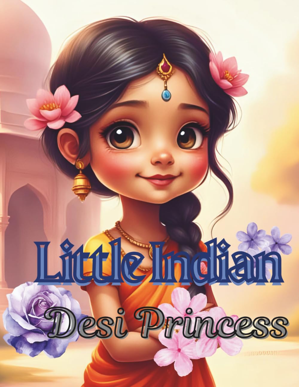 Little Indian Desi Princess: A Traditional Indian Coloring Book for Kids
