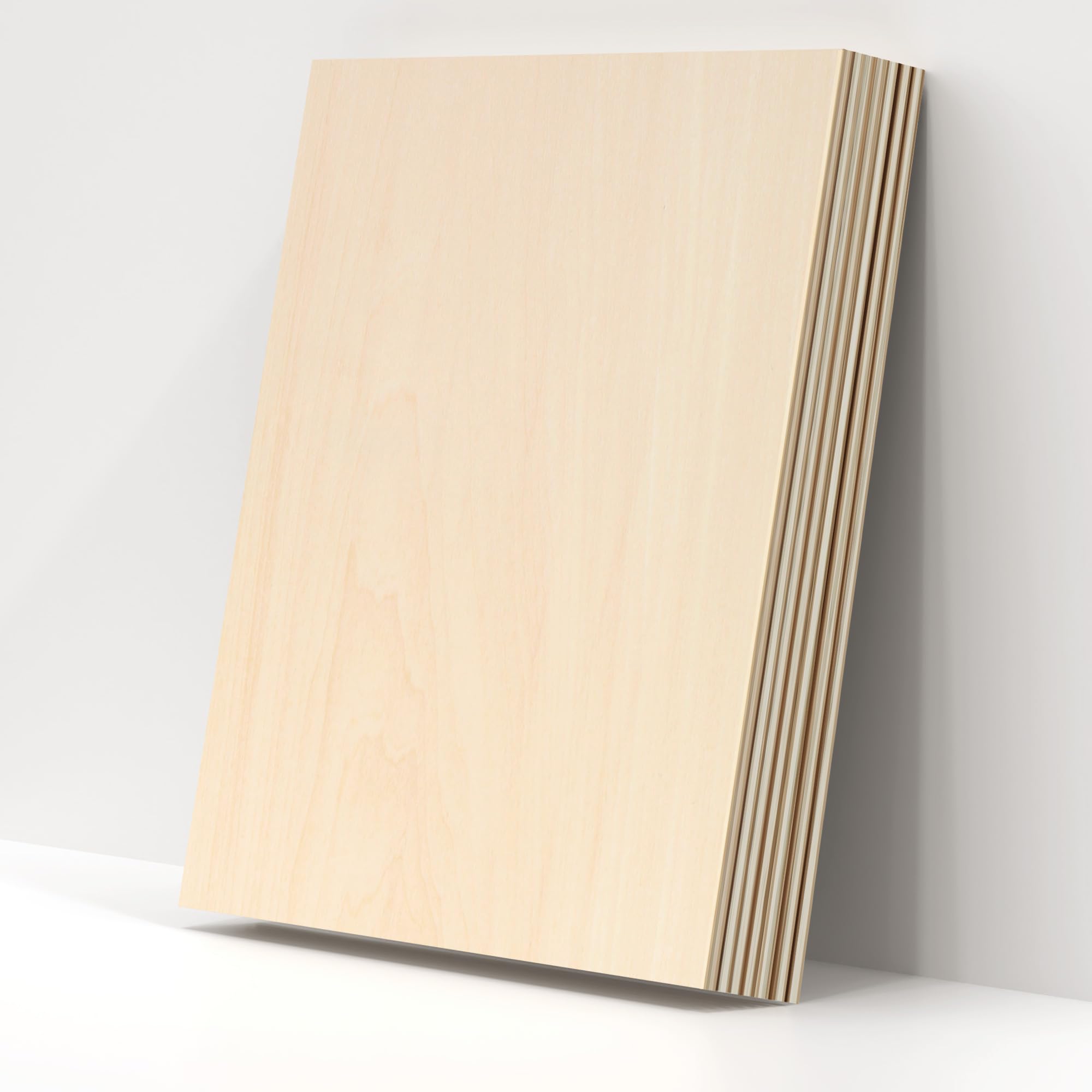 Dofiki 25 Stück A3 Birken Sperrholz 3mm Laserfähig Sperrholaplatte, Holzbretter zum Laserschnitt, Lasergravur, Basteln, Brandmalerei, Modellbau Birkensperrholz (420x297x3mm)