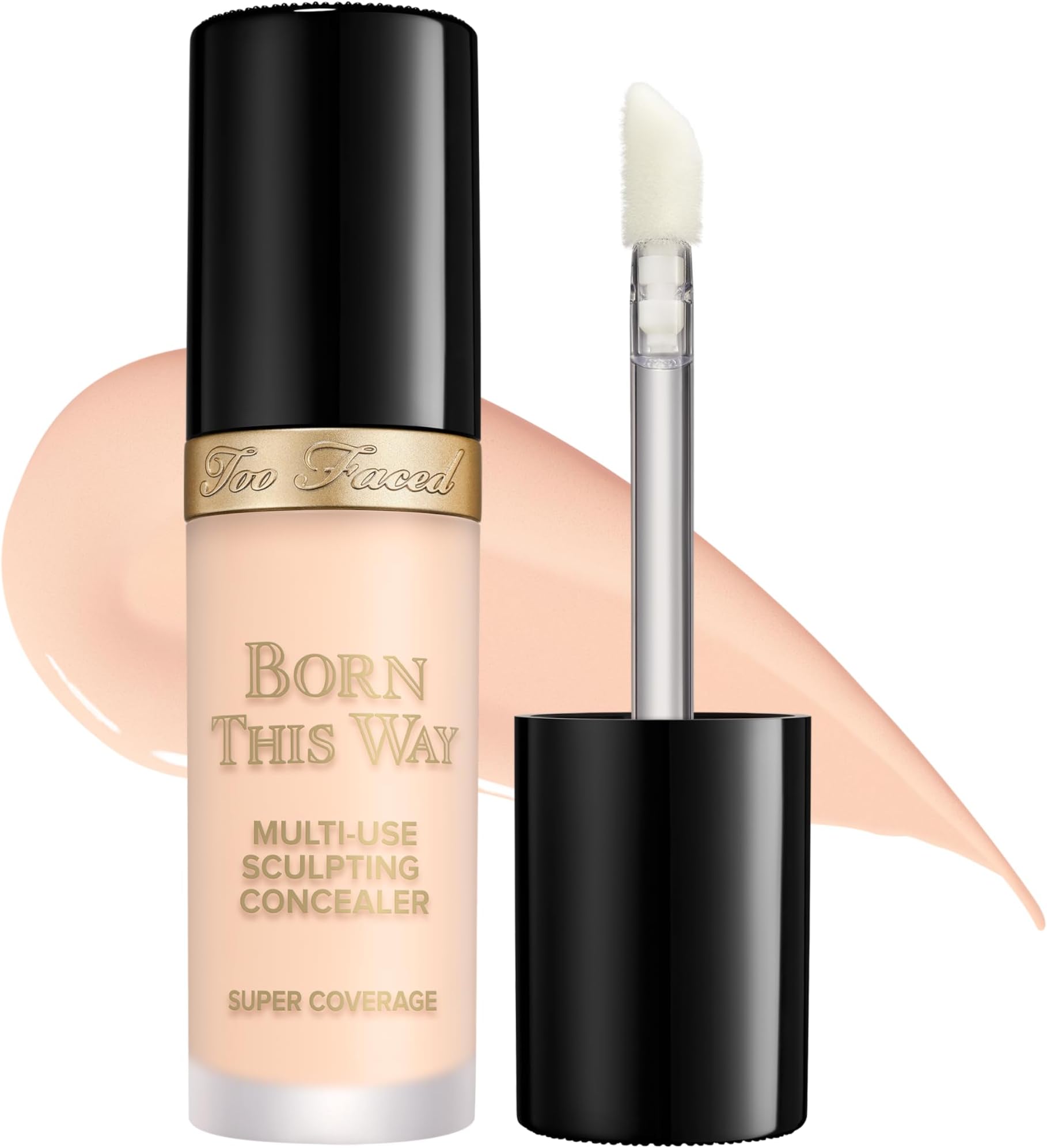 Born This Way Super Coverage Multi-Use Concealer | Full Coverage, Oil Free, Long Lasting + Hydrating,13.5ml