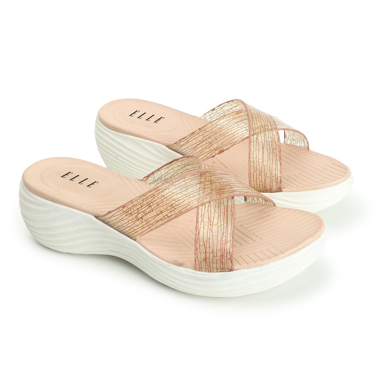 Elle Womens Comfortable and Stylish Sandal for Party Office UseI Daily Use EL-ST-Wn-41 Pink Wedge 5 Kids UK (B0CRDVZTRL) Amazon Price History, Amazon Price Tracker