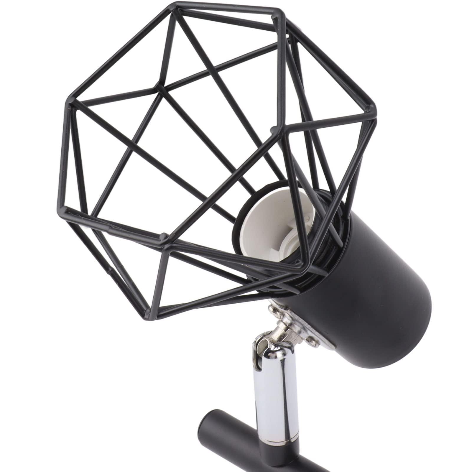 Annadue Kit de Iluminación de Riel de 3 Luces, Luz de Riel LED Giratoria, Foco de Techo Negro Mate, Luz de Moderna Regulable para Cocina Sala de Estar