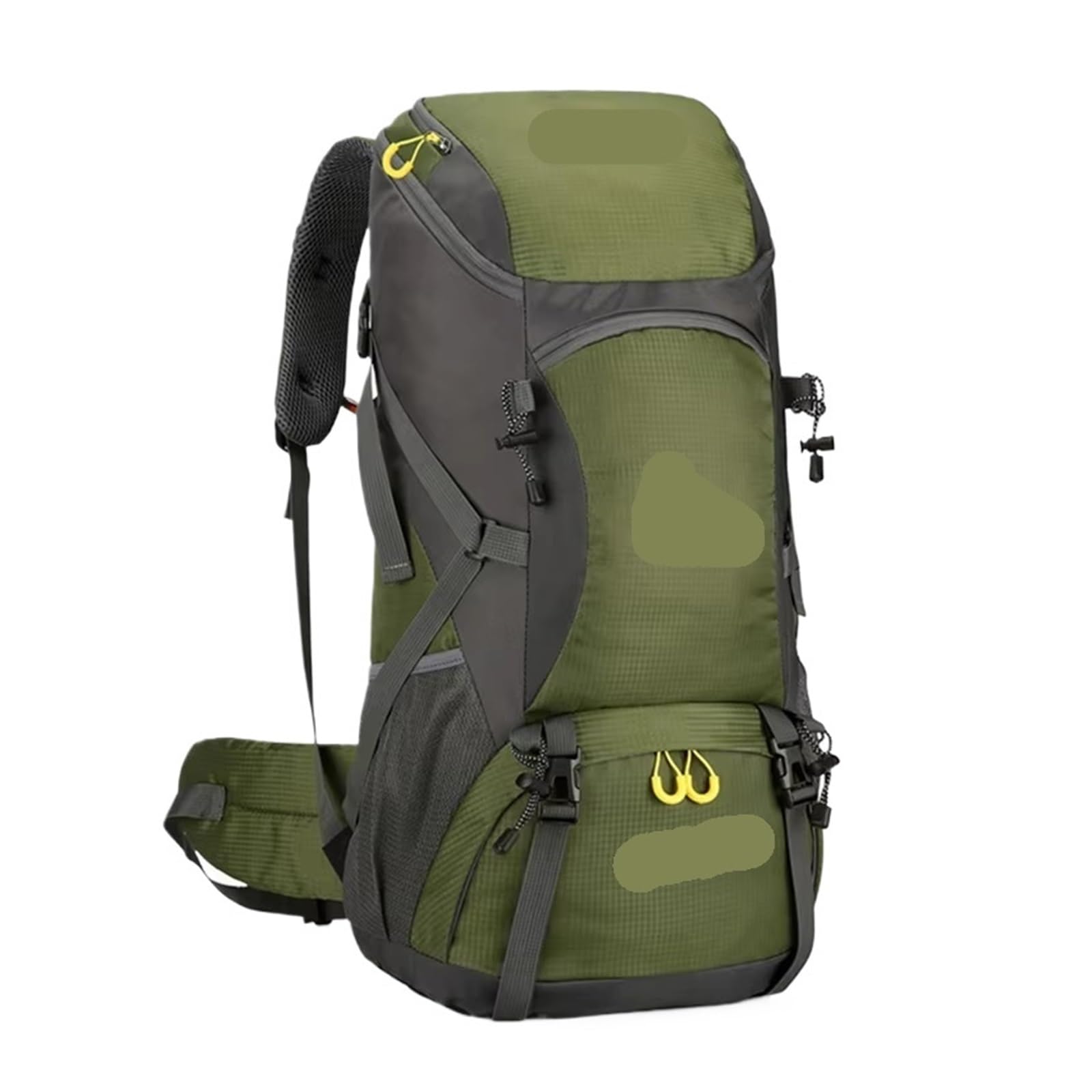 Genérico Mochila de viaje 50L for hombre, bolso grande for senderismo, mochila turística, equipaje impermeable for escalada y montañismo(Green)