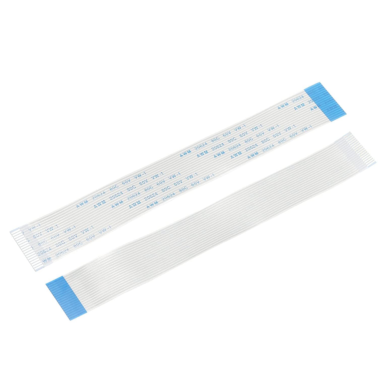 SHIVLAHERI 18 Pin 1mm Pitch 400MM Length B-Type FFC FPC Flexible Flat Ribbon Cable AWM 20624 80c 60v(Pack Of 1)