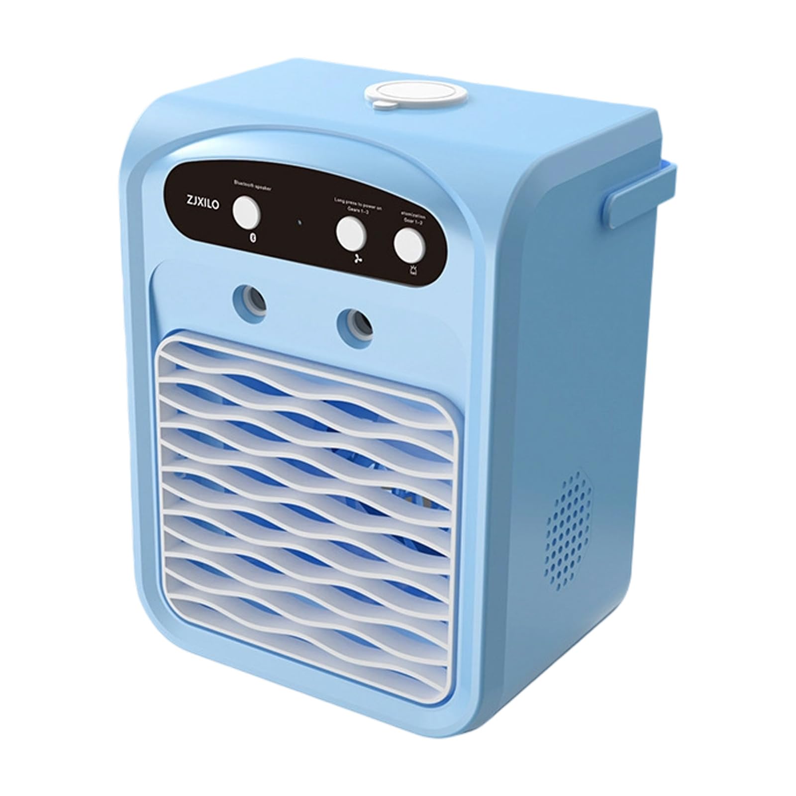 Kalttoy Portable Desktop Air Cooling Fan with 3 Speed Setting Cooling Fan Rechargeable for Dormitory Study Desk Outdoor Low Noise Air for