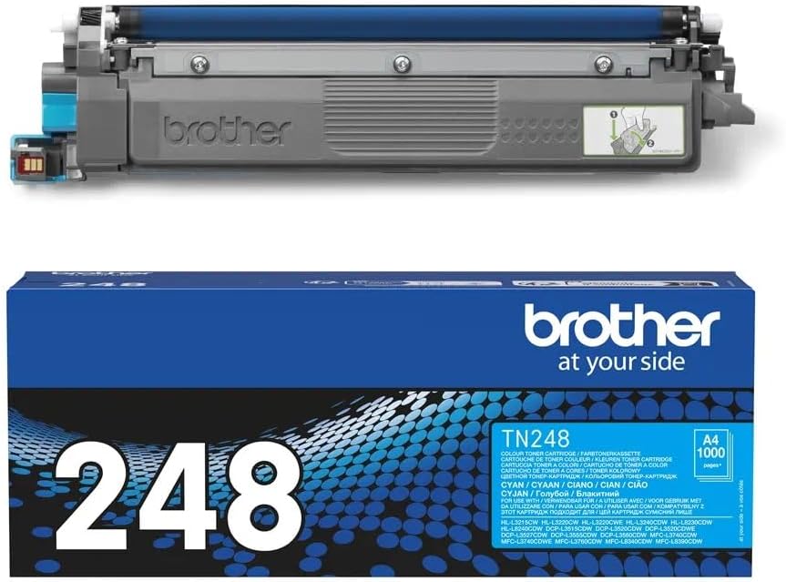 Brother Brother Original TN-248C toner cartridge Cyan in use