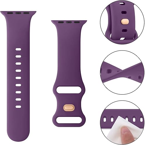 Miniatura 10 de Correas deportivas compatibles con Apple Watch Band de 1.614 in, 1.772 in, 1.929 in, 1.575 in, 1.732 in, 1.496 in, 1.654 in, correa de silicona