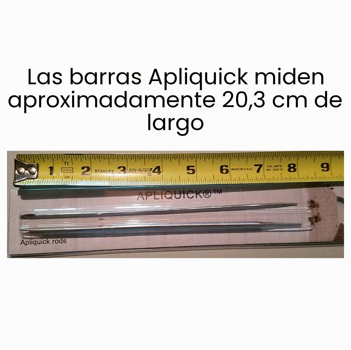 Varillas - Herramientas Apliquick para apliques de borde torneado - 2 varillas