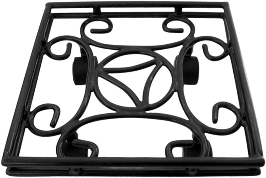 Garden Pride Square Plant Pot Caddy Heavy Duty Plant Pot Wheels/Plant