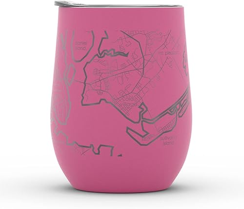 Vista 43 de Well Told Lexington Kentucky Map - Vaso de vino aislado con grabado de mapa de Kentucky, taza de acero inoxidable grabada (12 onzas, verde domingo)