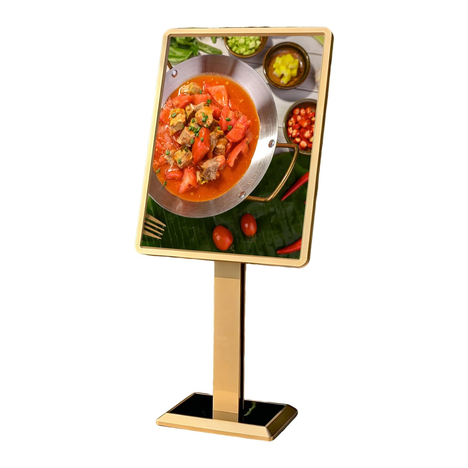 PRECISTECH Poster Stand Sign Holder for Indoor Outdoor Display, Adjustable Floor Standing Welcome Board for Wedding, Business Advertising, Reception and Event Signage(Gold,60x80)