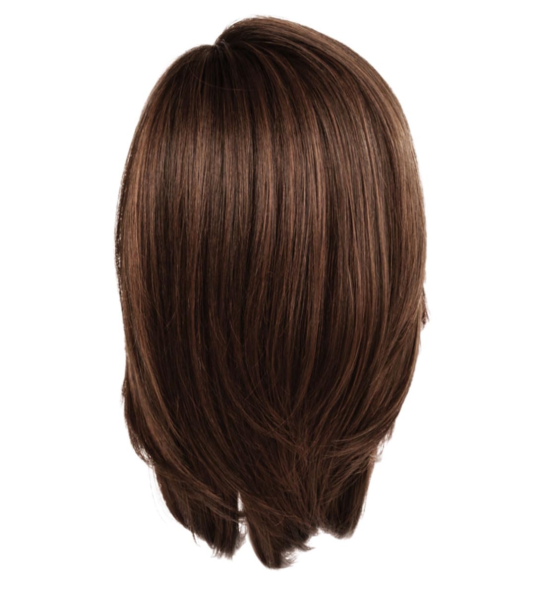 GABOR OWN THE ROOM Long Layered Mid-Length Wig, Easy to Care For Designer Series by Hairuwear, Large Cap Size, GF4-6 Black Coffee