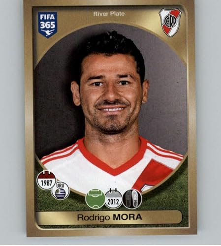 2016-17 Panini FIFA 365 Stickers #556 Rodrigo Mora River Plate Official Soccer Album Sticker in Raw (NM or Better) Condition