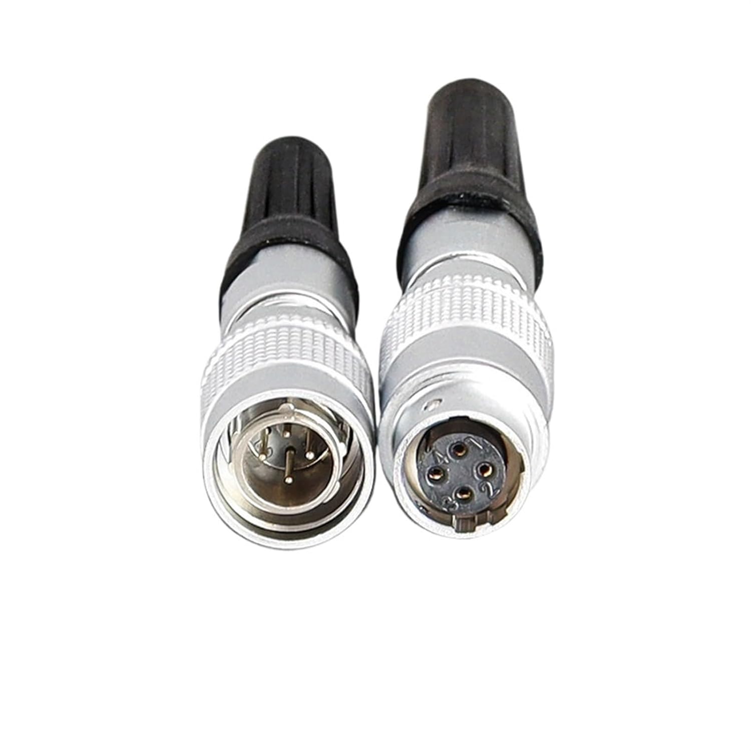 1PCS YC8 Butt Docking Connector 2pin YC8-4pin 5Pin 6pin Self-Lock Metal Quick and Pull Connectors(4Pin)
