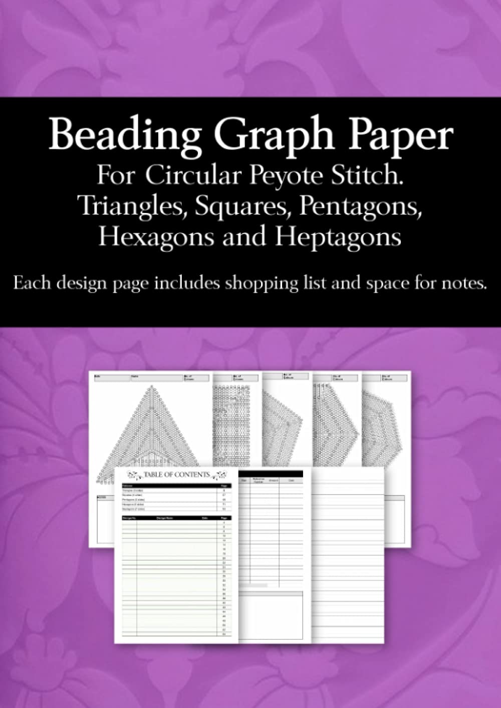 Beading Graph Paper: For Circular Peyote Stitch (Graph Papers For Beading)