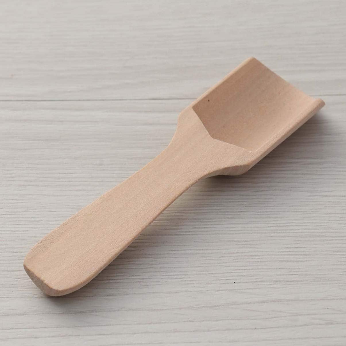 PRETYZOOM 3sets Wooden Salt Shovel Scoop Mini Tea Spoon Scoop for Tea Bath Salt Milk Powder Teaware Accessories 15pcs*3