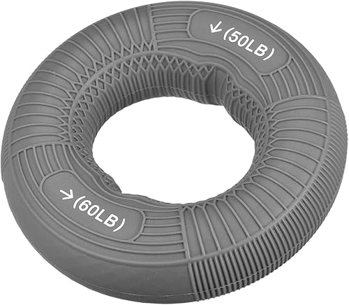 uxcell Fortalecedores de agarre de mano, 3.07 pulgadas, 50-60 libras, anillos de silicona para dedos y antebrazos, entrenamiento de agarre para