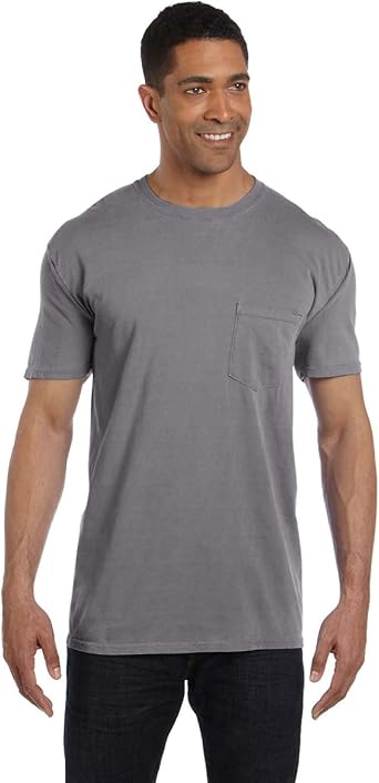 Comfort Colors Chouinard Mens Heavyweight Left Chest Pocket T-Shirt