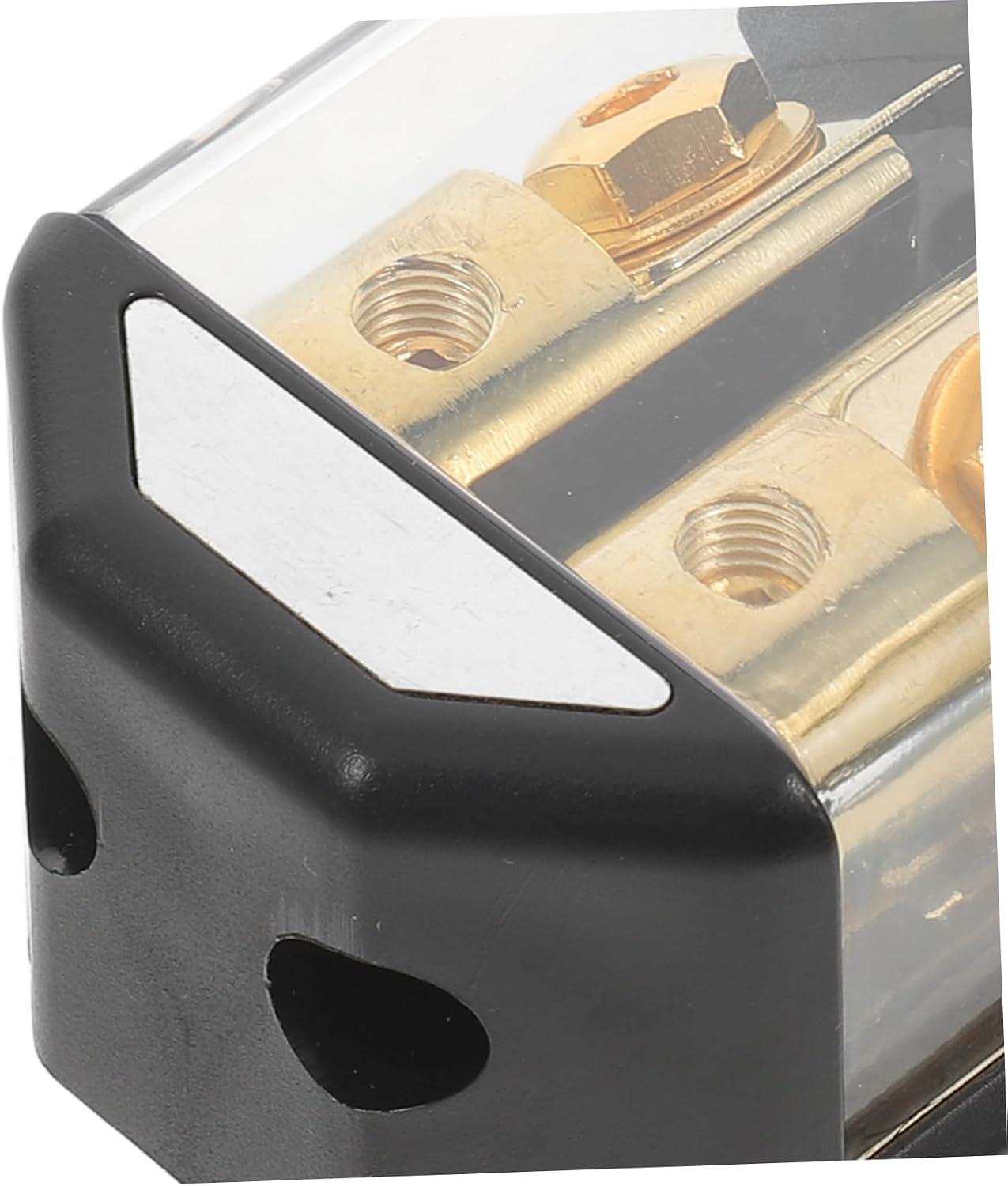 GLEAVI Car Amplifier Fuse Block Automotive Audio Fuse Holder High Power Output Easy Installation Suitable for Models Protects Vehicle Circuit and Audio Equipment