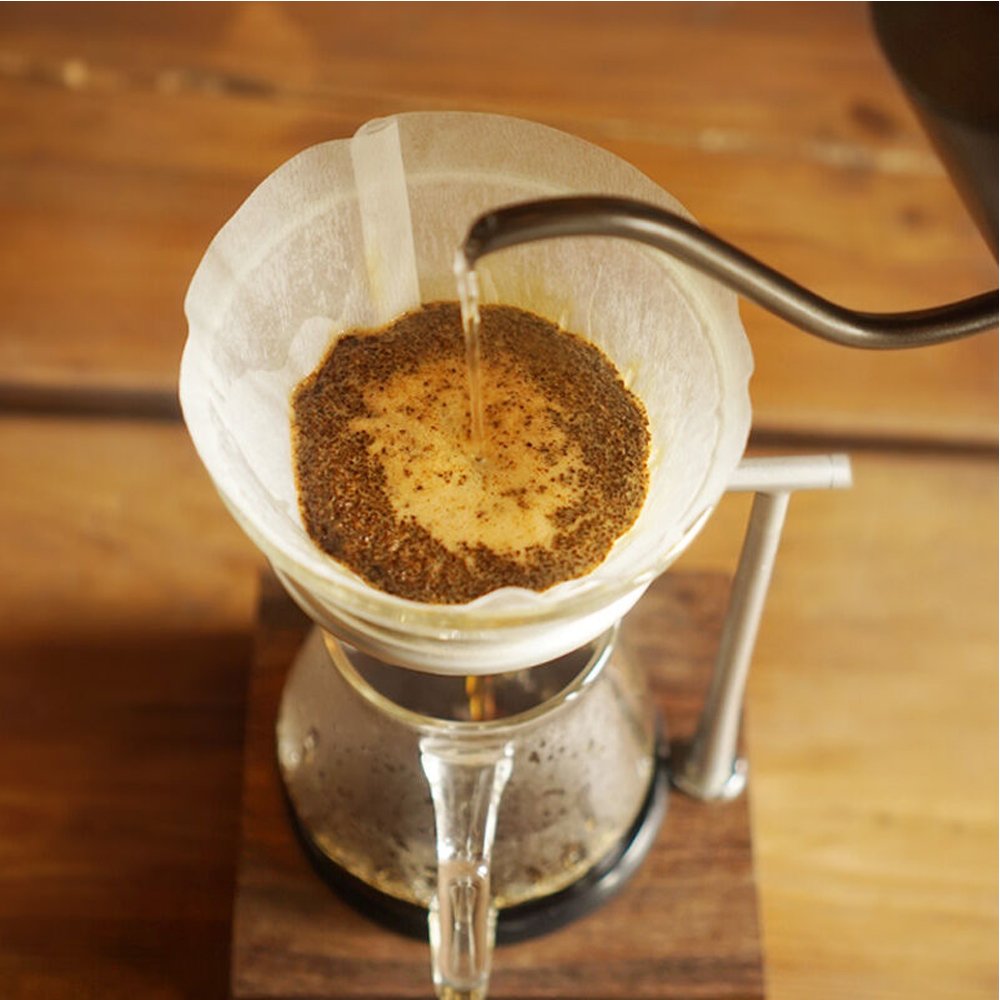 600ML Nero Teflon Rivestimento 5mm Stretto Becco Drip Bollitore con Coperchio per Caffè Servizio Drip Pot in Acciaio Inox Bollitore de te per Caffè Manuale