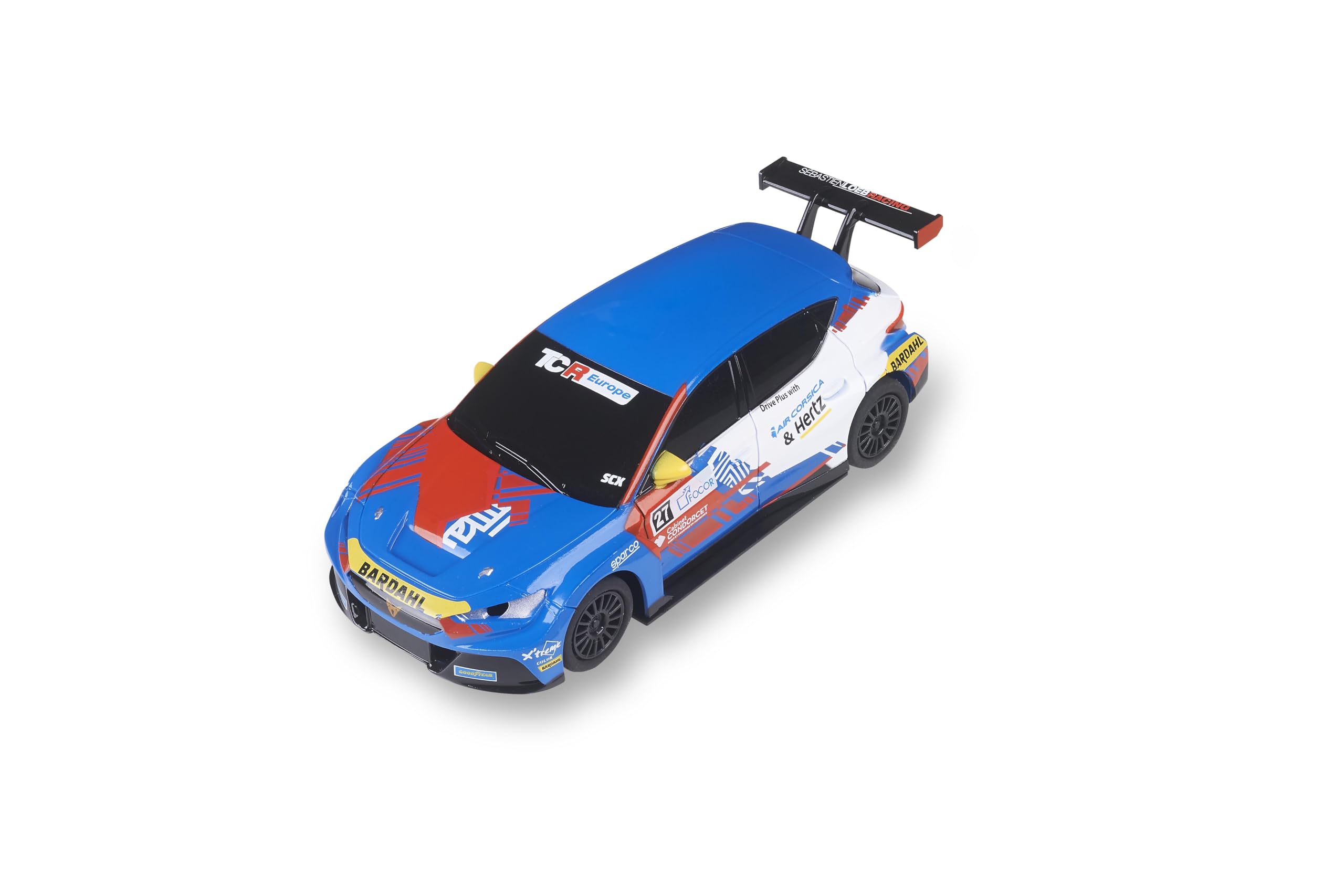 SCALEXTRIC - Coche de Carreras Compact - Coche Slot Escala 1:43 (Cupra León Competición - Bardahl)