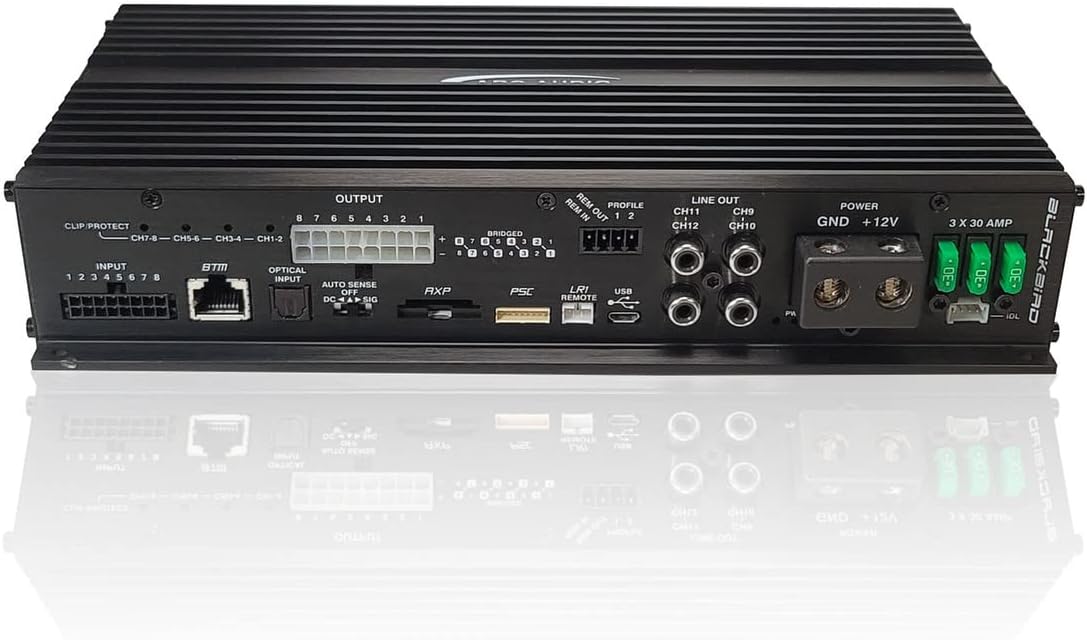 ARC Audio Blackbird 75w X 8 Compact Performance OEM Integration DSP Amplifier