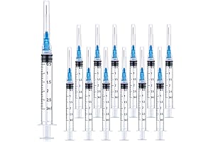 Sterile Individually Packed Syringes with 23 Gauge Needles