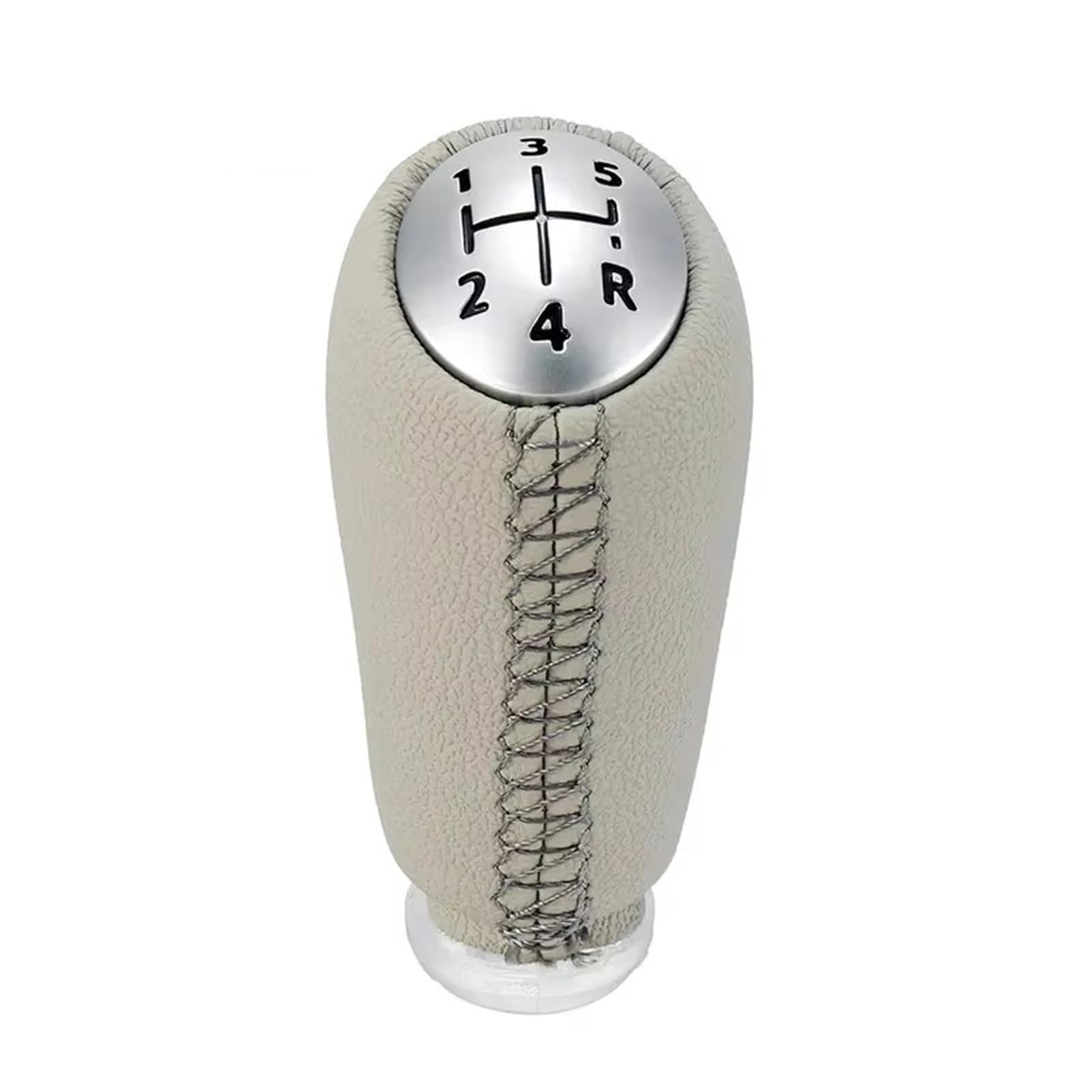 Trgdfdaa Matte Beige Spare Parts Compatible With For Clio Iii Mk2 2005 2006 2007 2008 2009 Mt Gear Shift Knob Shifter Stick Headball Pen Ball Arm Matte Chromed