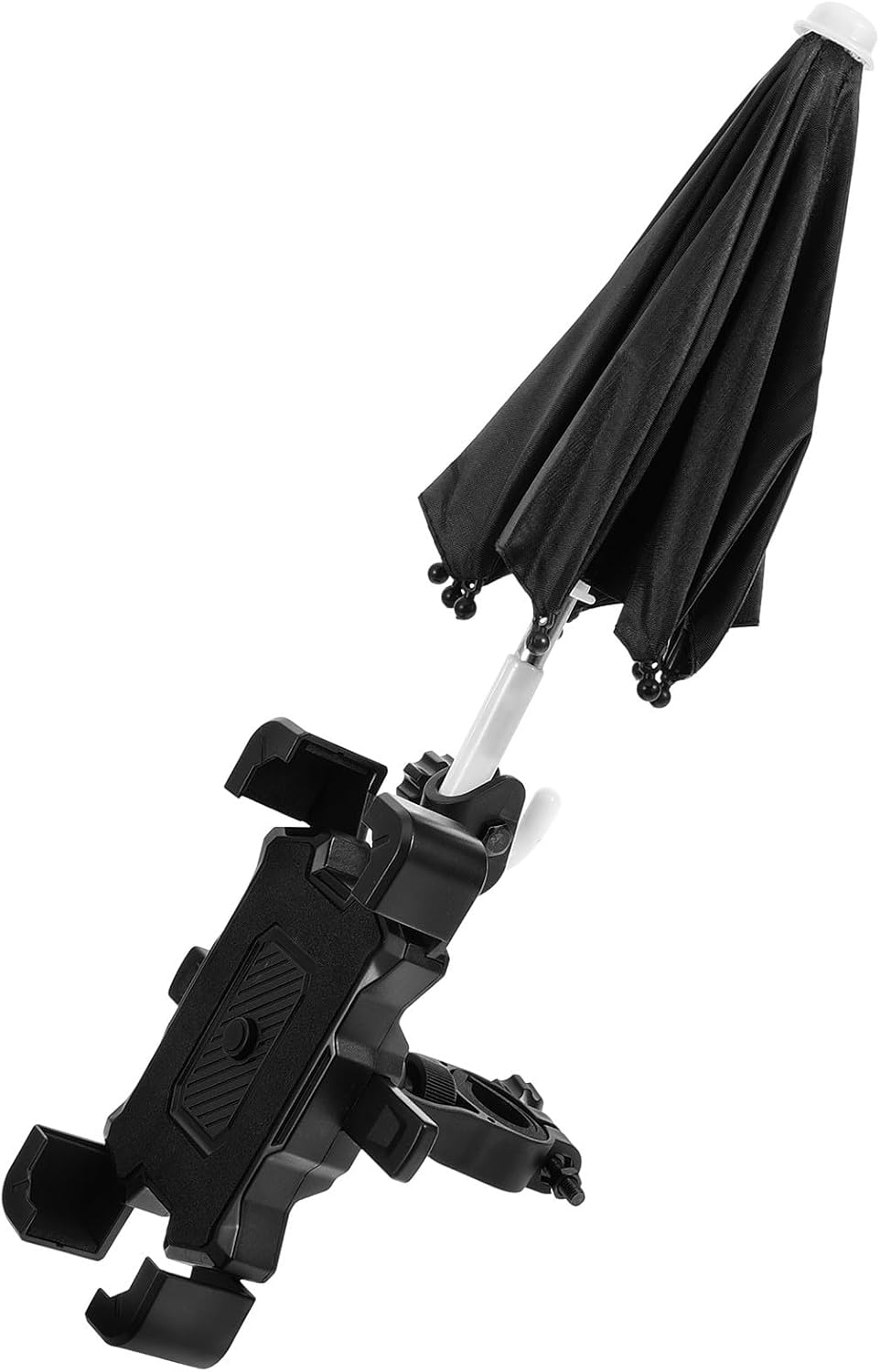 Bike Phone Mount with Umbrella Handlebar Phone Holder for E-Bike Outdoor Cycling Equipment Compatible with Smartphones Waterproof Bike Riding