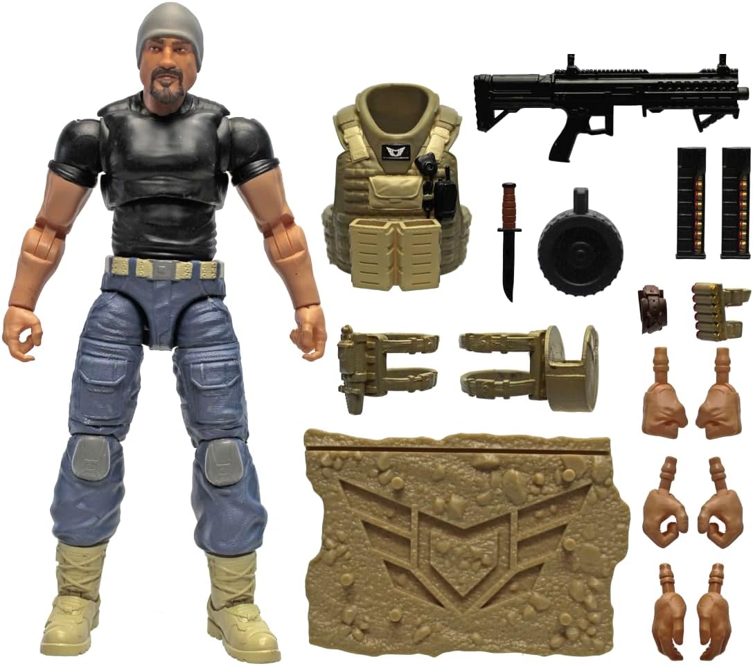 Valaverse Series 5 Atlas Premium 6-Inch Scale Action Figure with Multiple Accessories
