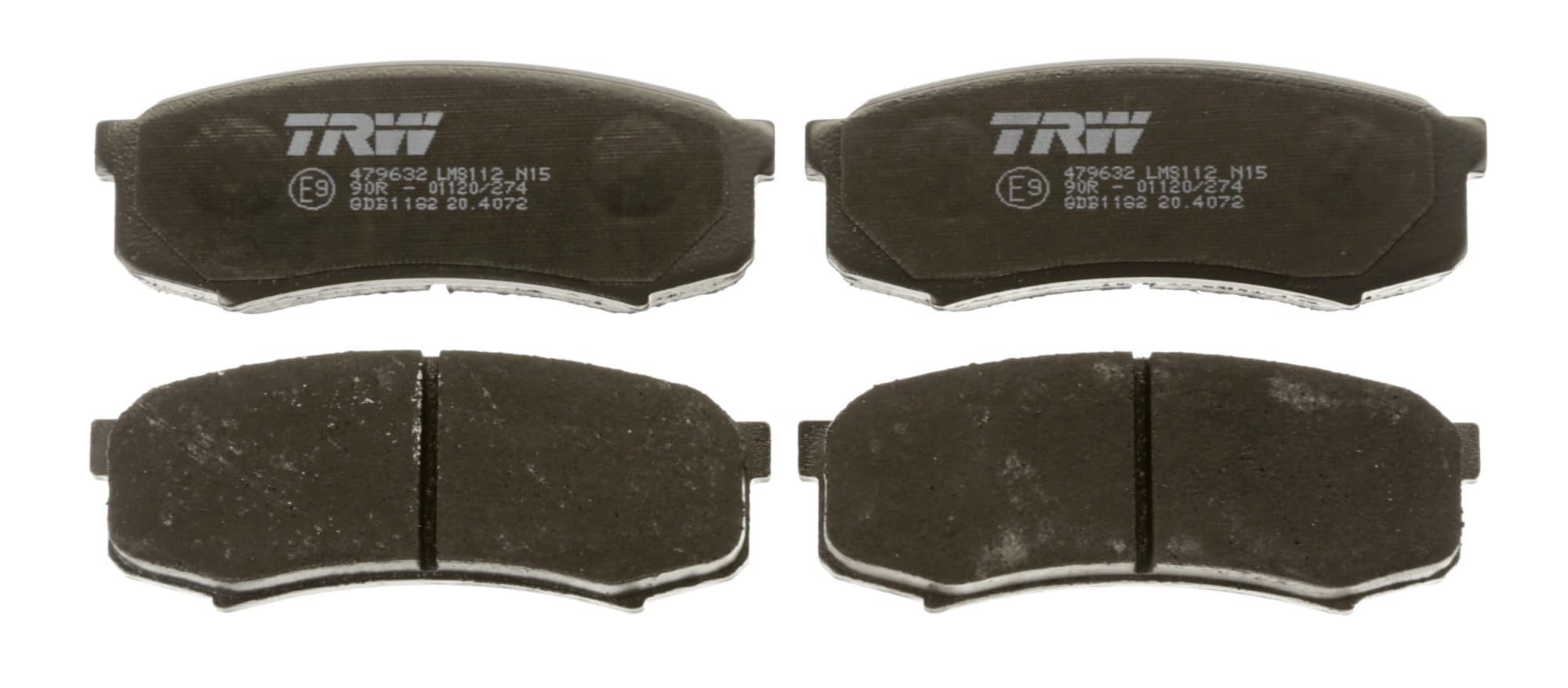 TRW Fren Balatası Arka Toyota Land Cruiser 2.4 84-96, 2.4 Td 85-93, 3.0 Td 93-96, 4.2 D 90, 4.2 D 4X4 90-01 GDB1182