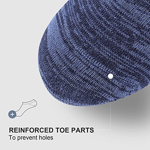 wernies No Show Men Socks, Low Cut Ankle Sock, Men Short Socks Casual Cotton Socks Size 11-13 - Thumbnail 5
