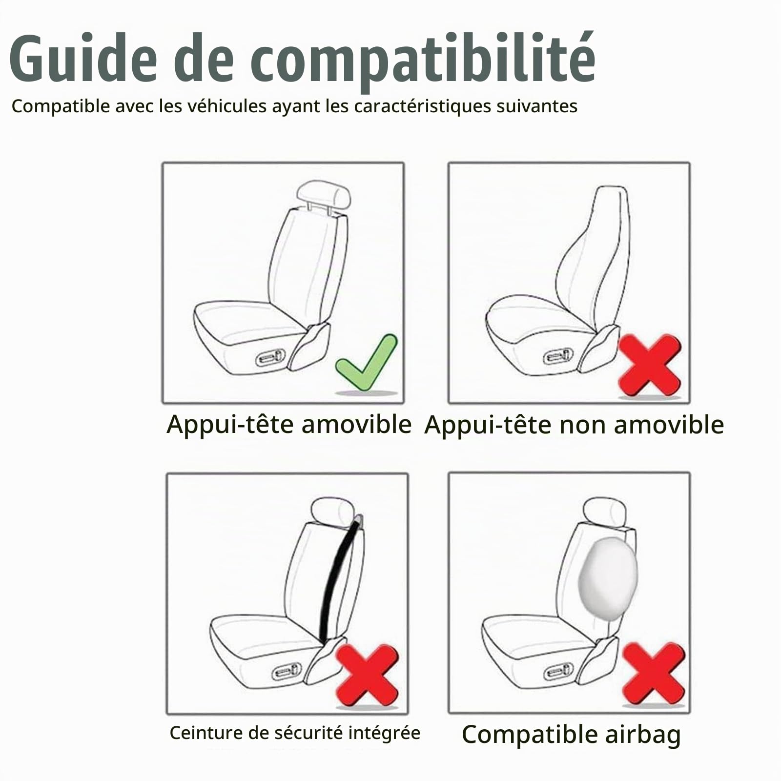 Housses Siège Voiture pour Dacia Sandero 3/Sandero Stepway III 2021-2026 Antidérapantes Sièges Avant Respirantes Nonslip Accessoires Interieur,D/Beige