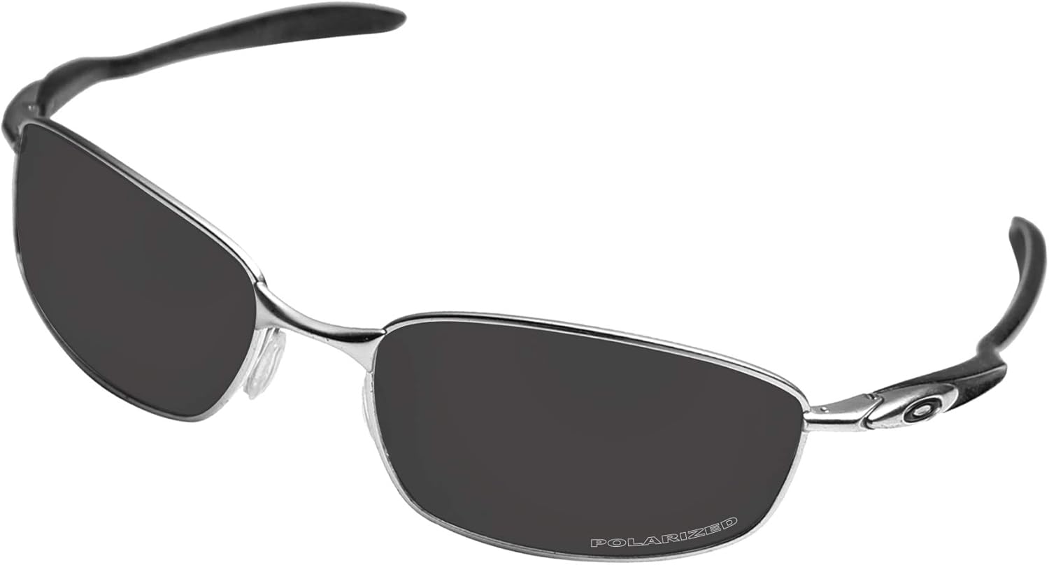 Miniatura 2 de BroLizard 2.0mm Thick Polarized Lens Replacement for Oakley Blender OO4059 Sunglasses - Solid Black Polarized Lenses