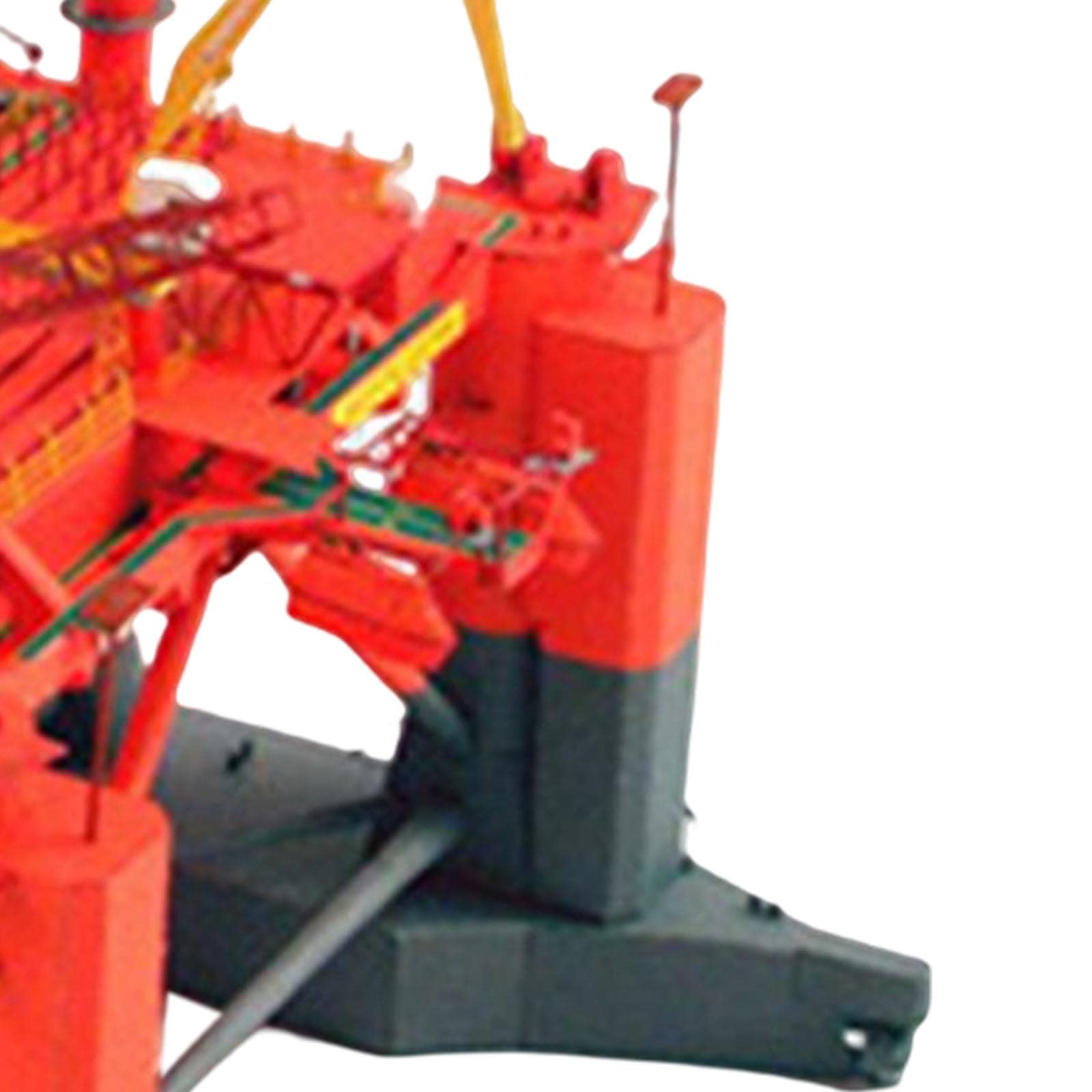 Gralara 3D 1:400 Semi Submersible Oil Rig Paper Crafts DIY Kit Made of Reinforced Paperboard Recycled Paper Arts Finished Size 27x16.8cm