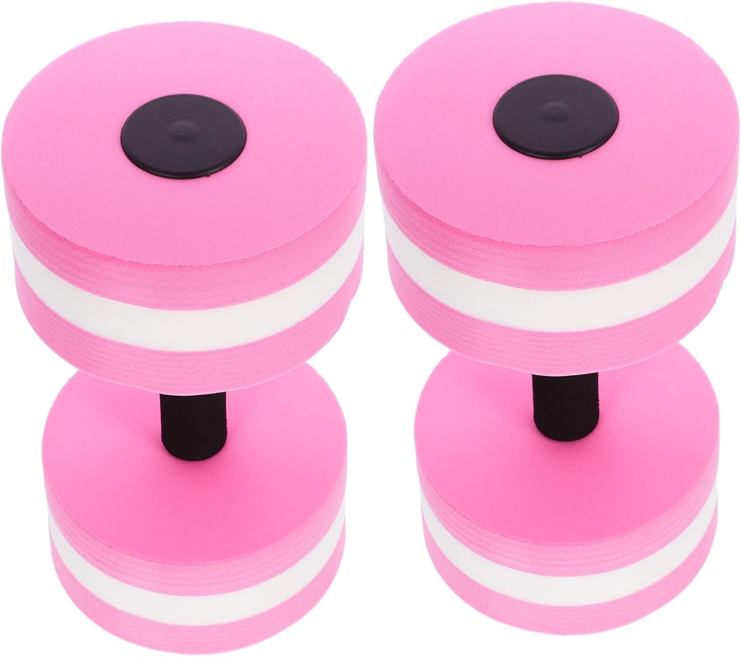 2Pcs Floating Dumbbell for Pool Use Lightweight Water Fitness Equipment for Aquatic Exercise Full Body Workout Improves Balance Strength Water Aerobics