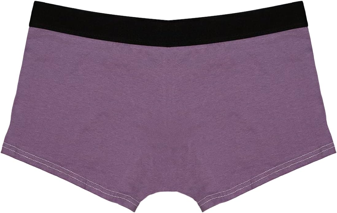 Nabtos Women Boxers Basic Cotton Boyshort Solid Color Panties Underwear Ladies Breathable Comfortable Briefs Pack 5 - Image 6