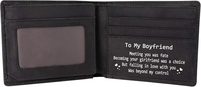 Personalized Leather Wallet for Him