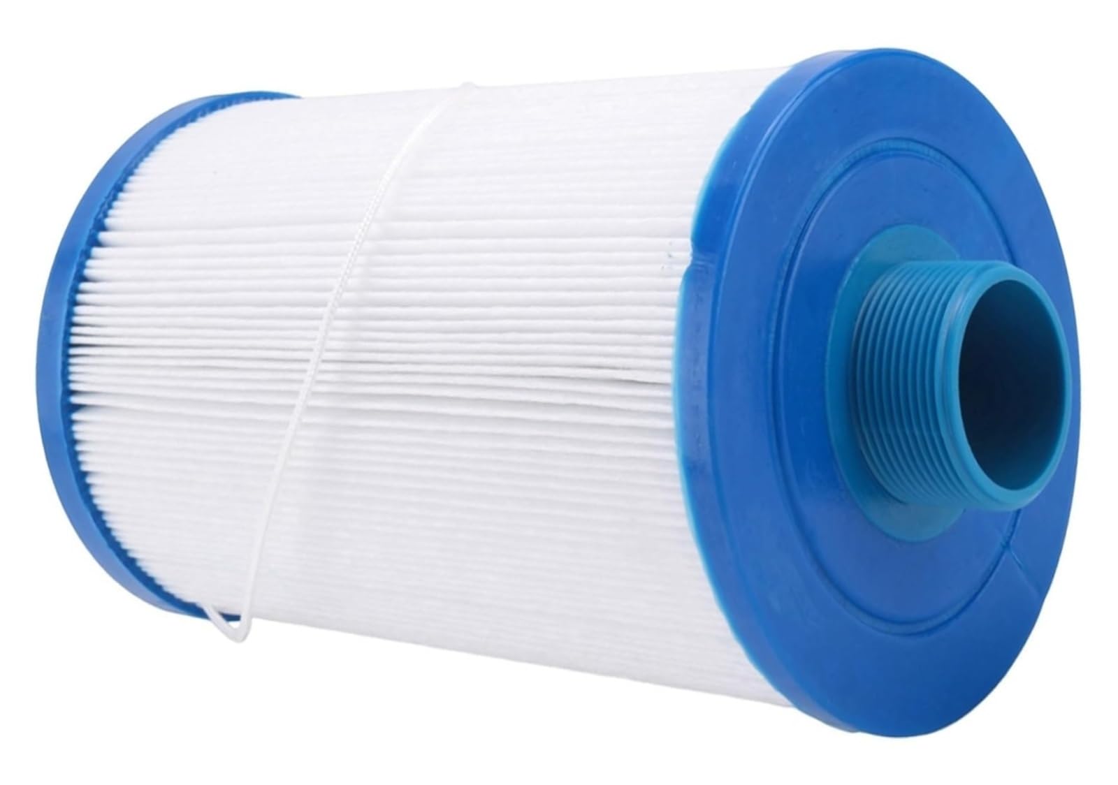 For cartucho de filtro de spa compatible con 303279, FC-2402, for AquaTerra, for Dream Hot Tub, filtro de piscina, rosca fina de 1/2 pulgada, blanco y azul, 1 unidad