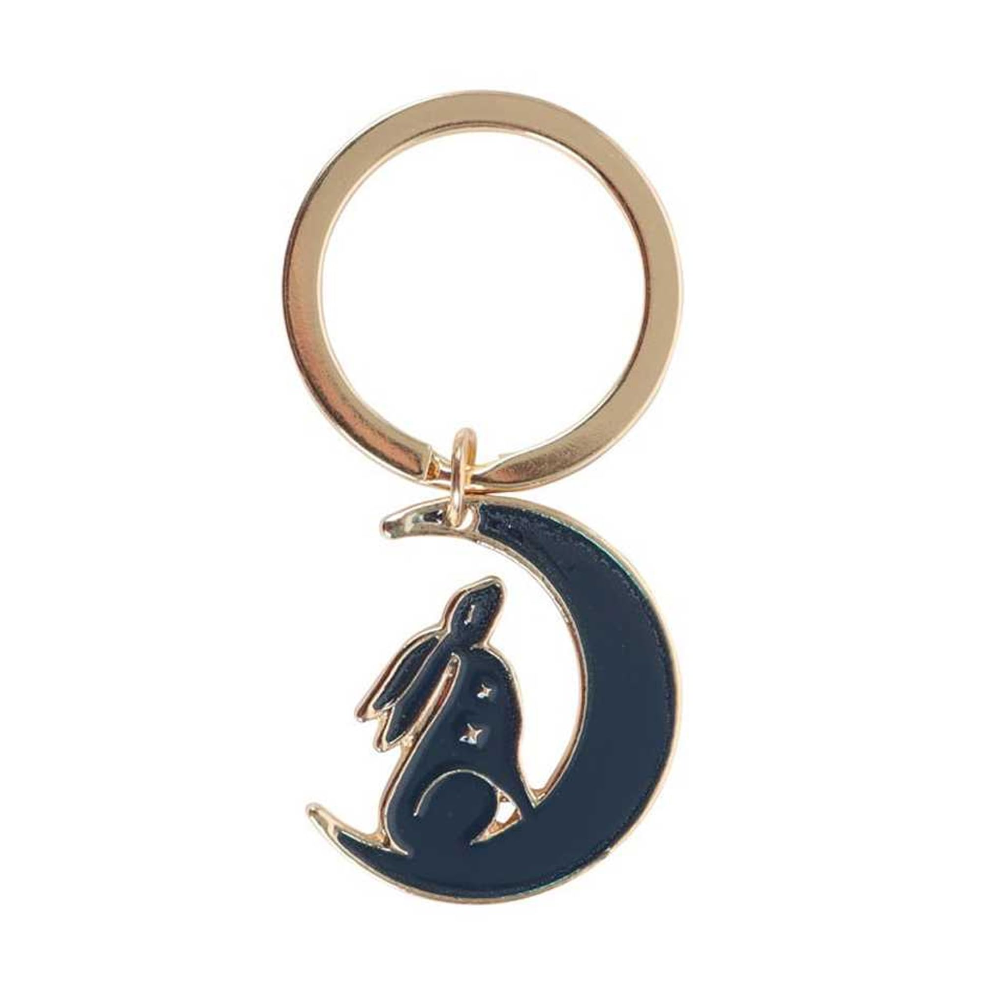 Midnight Hare - Keyring - Spring Regeneration Fertility Symbol Ostara