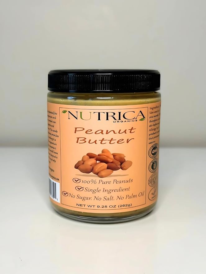 Mantequilla de Maní 100% Pura Nutrica Organics 9.25 oz miniatura 2